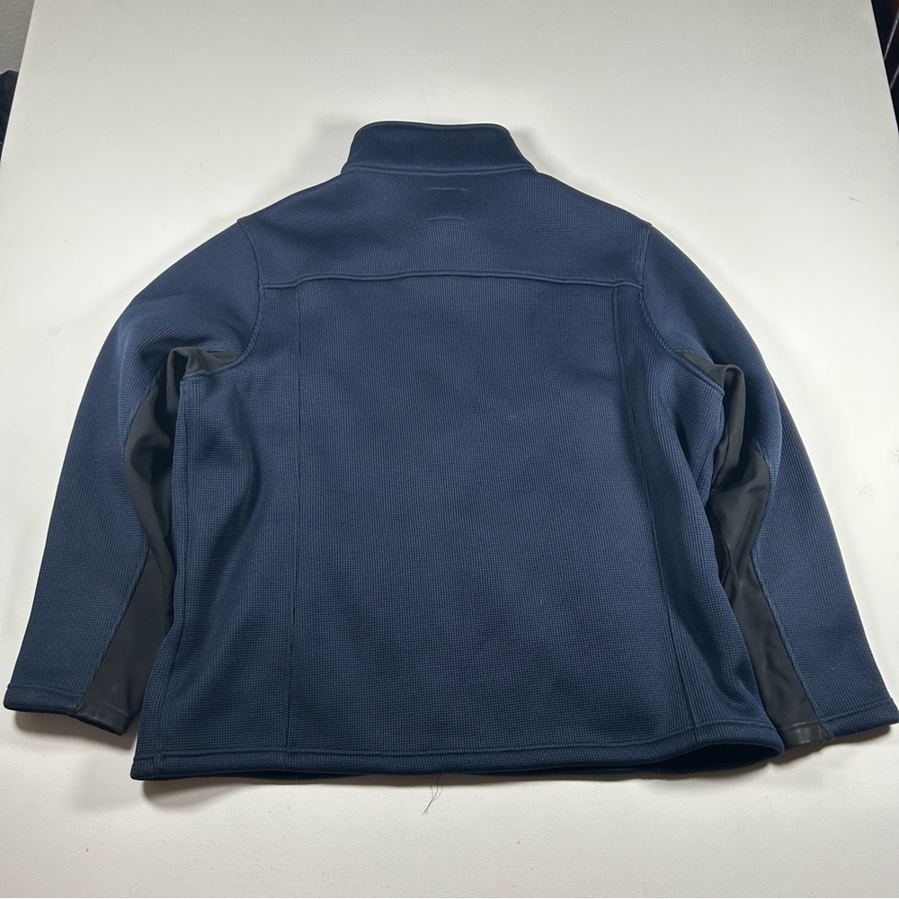 Swiss Tech Mens Softshell Jacket 2xl Blue Zipped Pockets Fleece Lining - Picture 9 of 9